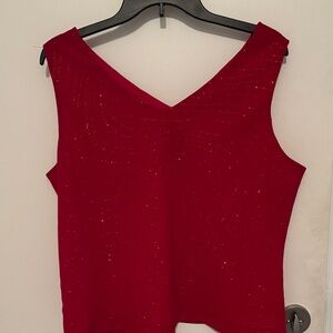 Metaphor Vivid Red Tank Top